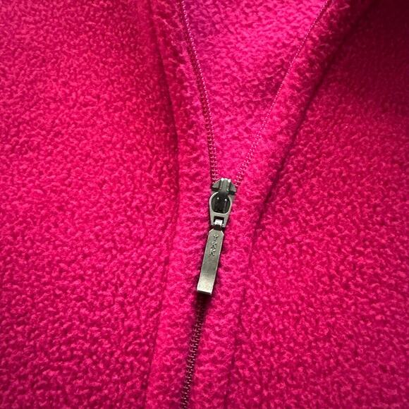 L.L. Bean fleece Jacket Women's Size M Medium Reg Pink Activewear Hiking Zip up - Picture 3 of 12